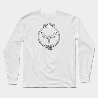 Bucksport Maine Moose Long Sleeve T-Shirt